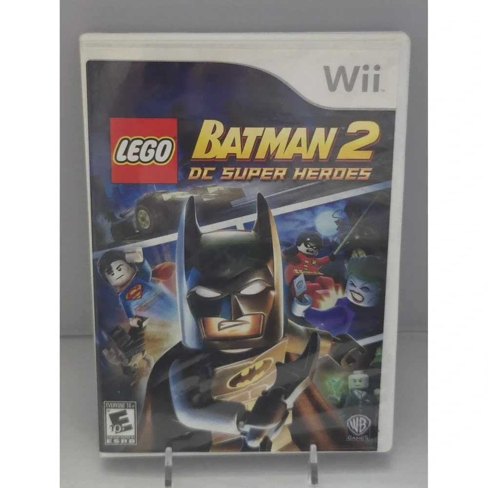 LEGO Batman: The Videogame & Batman 2: DC Super Heroes Bundle (Nintendo Wii) CIB